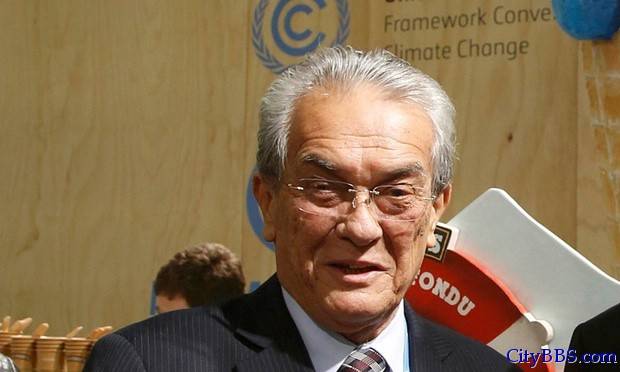 马绍尔群岛外长德布勒姆（Tony de Brum），号称是“雄心联盟”的主脑