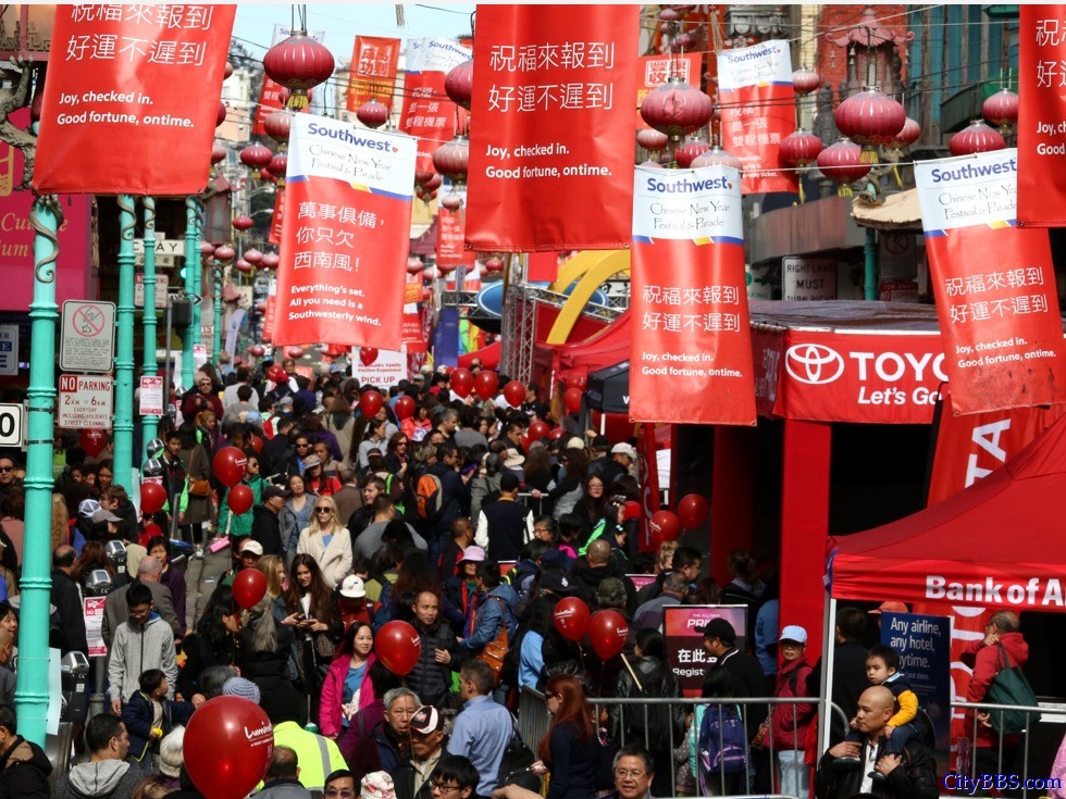 海外华人参政已成为潮流，图为旧金山唐人街