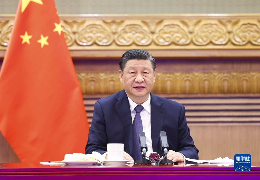 国家主席习近平在北京应约同美国总统拜登视频通话