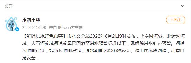 北京市水务局官方微博