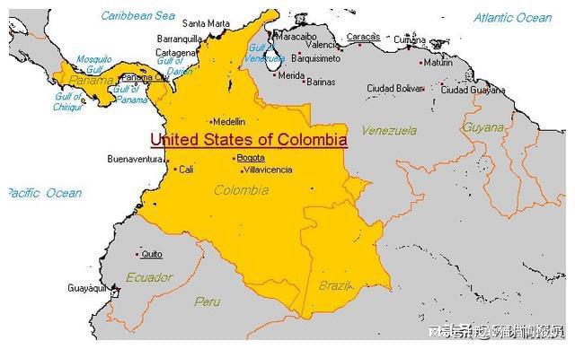 巴拿马地峡，原属哥伦比亚