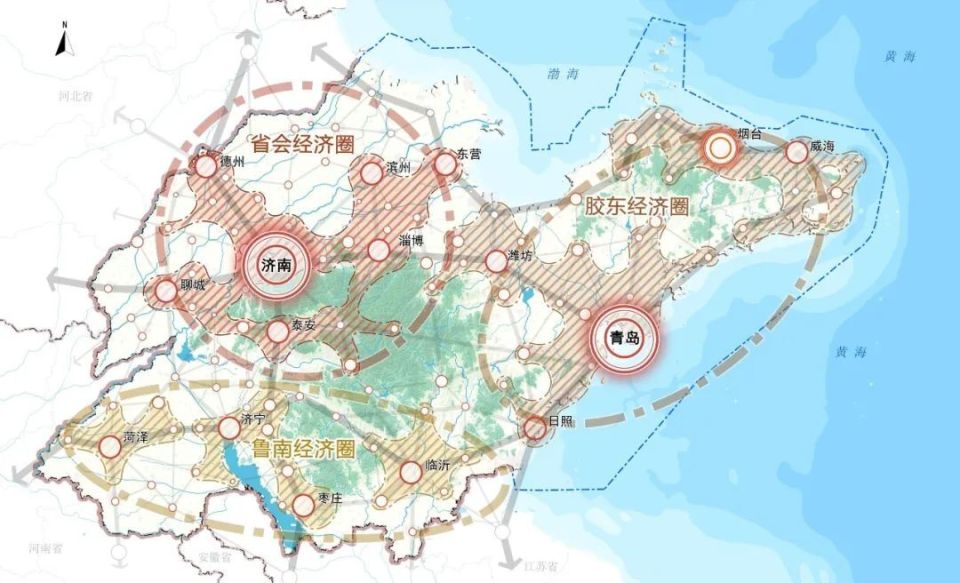 山东形成了三大经济圈齐头并进