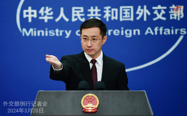 中国外交部发言人林剑