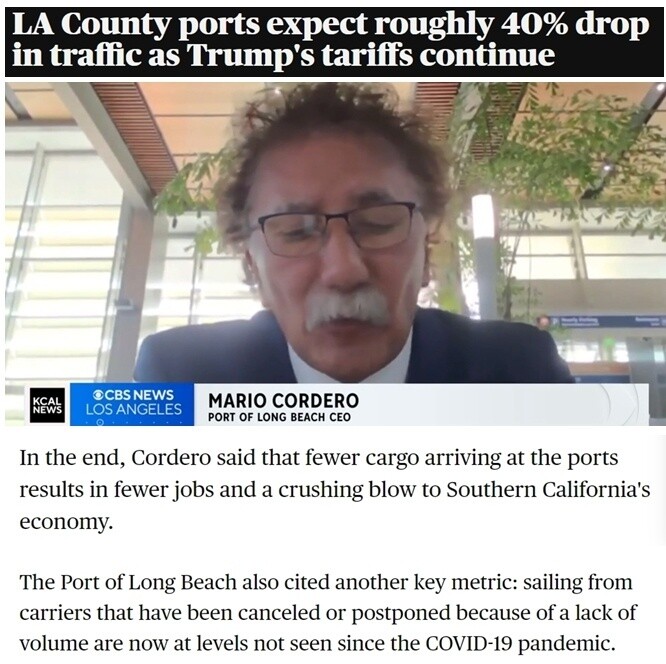 长滩港首席执行官马里奥·科德罗近日表示，目前该港吞吐量正急剧下降，状况比新冠疫情期间还要严重 ...