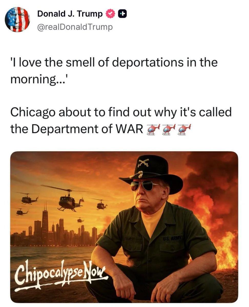 美国要向美国城市开战?特朗普矛头对准芝加哥