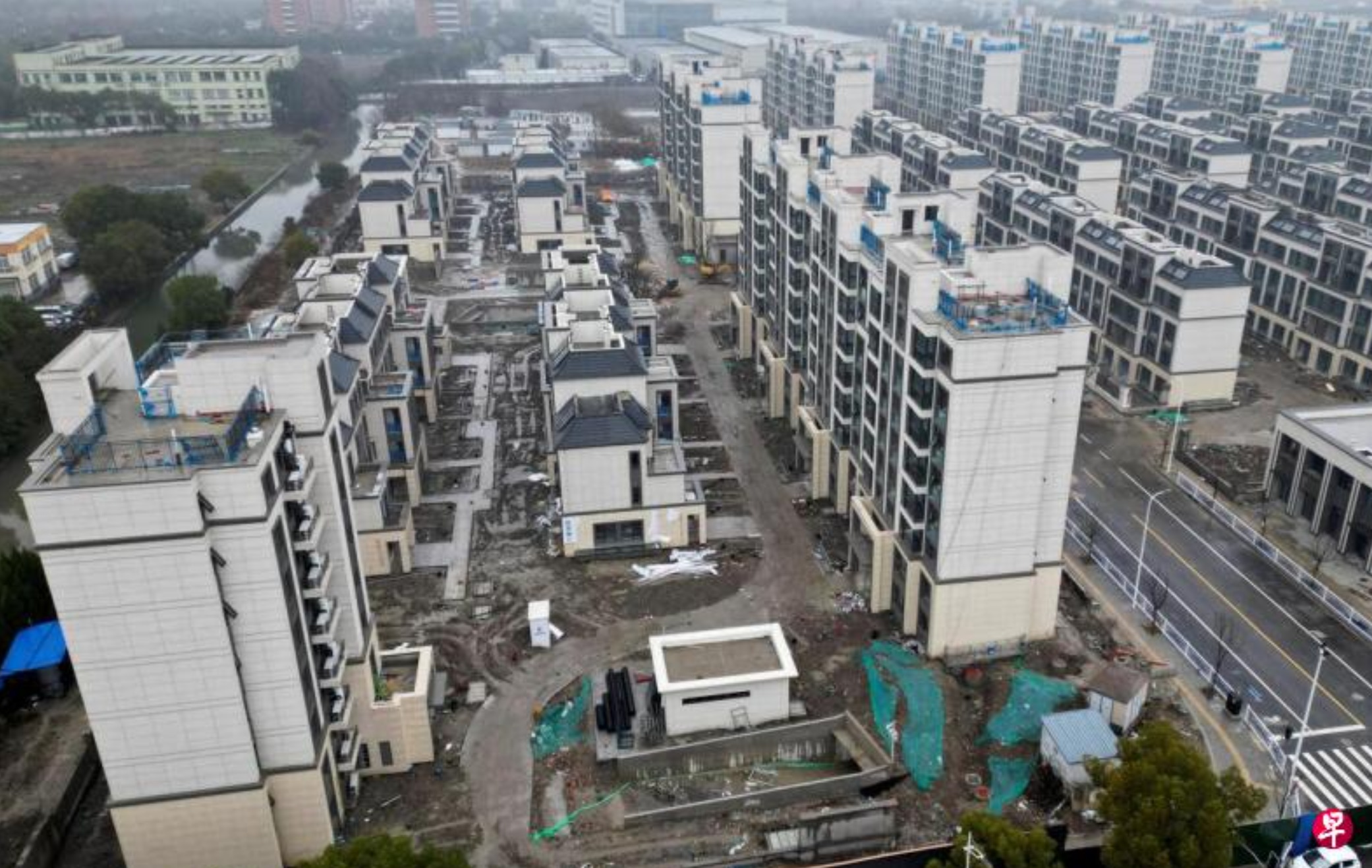碧桂园在上海的一处在建住宅项目